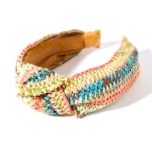 NWT Anthropologie Colorful Woven Headband